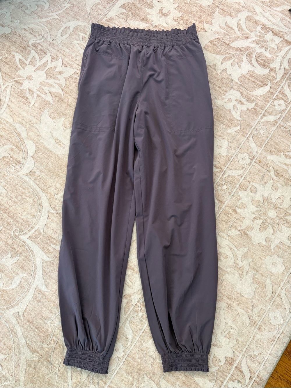 Athleta Women's Jogger Pants in Deep Plum purple Size 8 TALL
